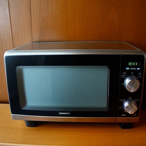 Barry's homemade device working on a microwave