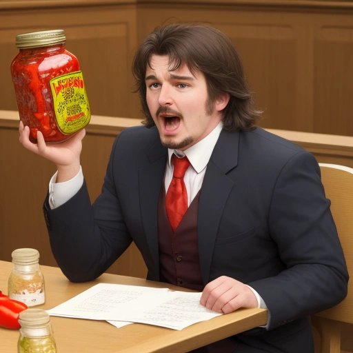 Peter Piper defending himself in court