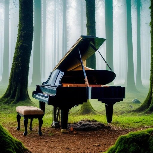 Person playing piano to fungi
