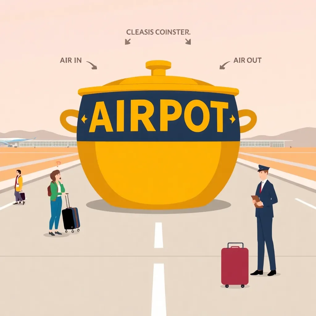 The first “international airpot” (not an airport)