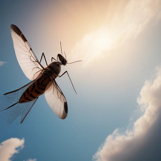 Swatting a mosquito