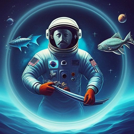 Deep space fisherman