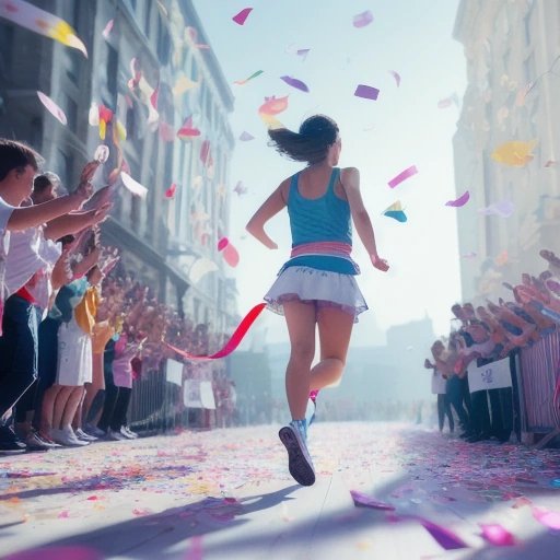 Celebration of triumph