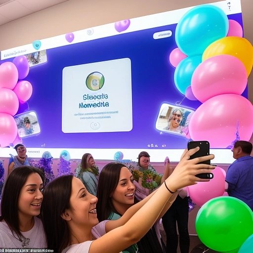 People celebrating CelestAI on social media