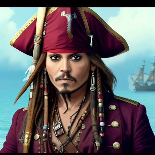 Captain Jack Sparrow giving thumbs up