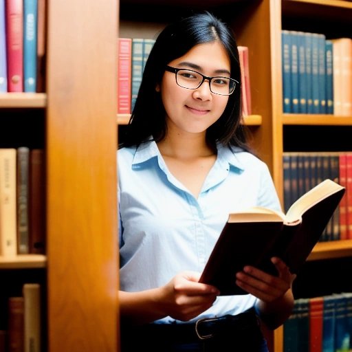 Discovering a secret passage behind a bookshelf