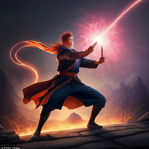 Wizard vs. Ninja clash