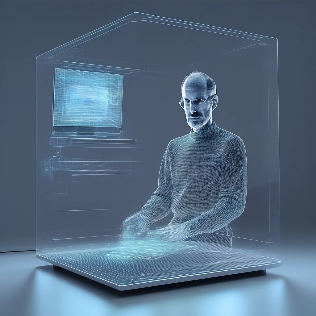 Futuristic gadgets hologram