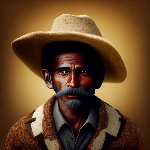 Mineiro swapping his hard hat for a traditional gaúcho cowboy hat