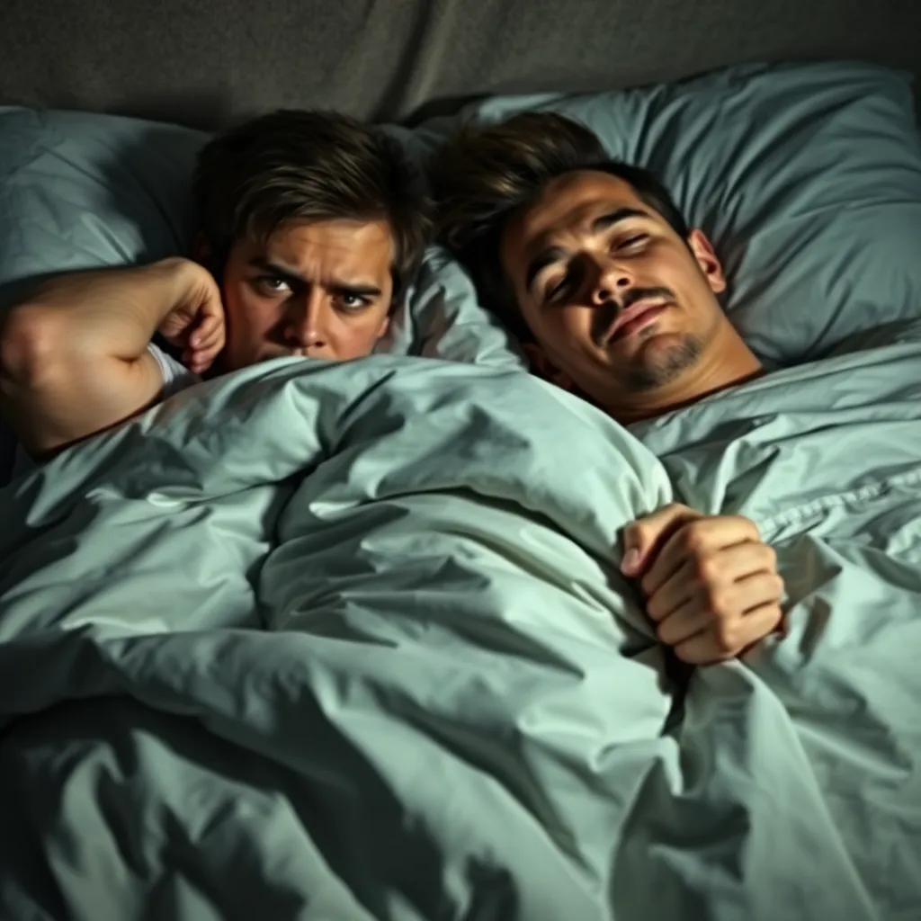 Bedroom partner “only breathing”