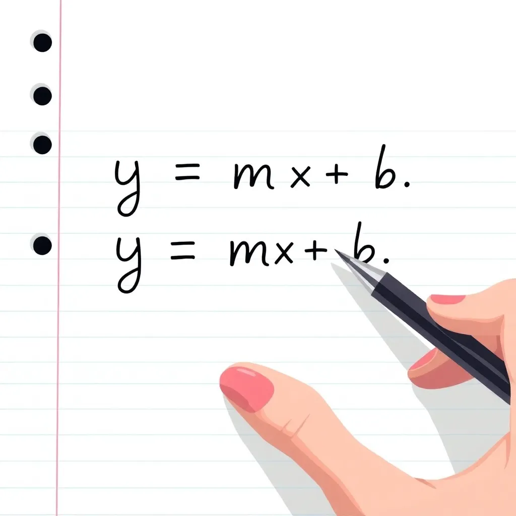 Students writing love letters as equations