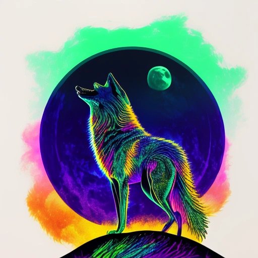 Manjaro wolf howling
