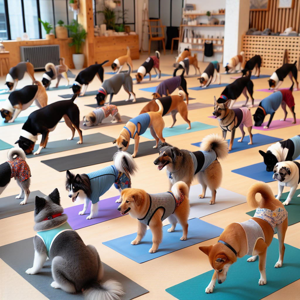 Photo 8: The Canine Yoga Class