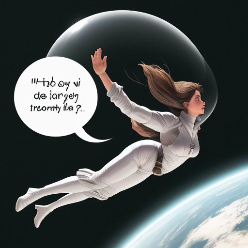 Woman Defying Gravity