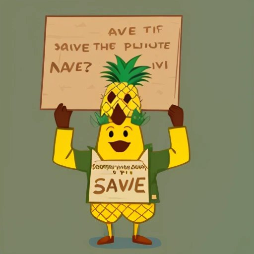 Save the pineapple