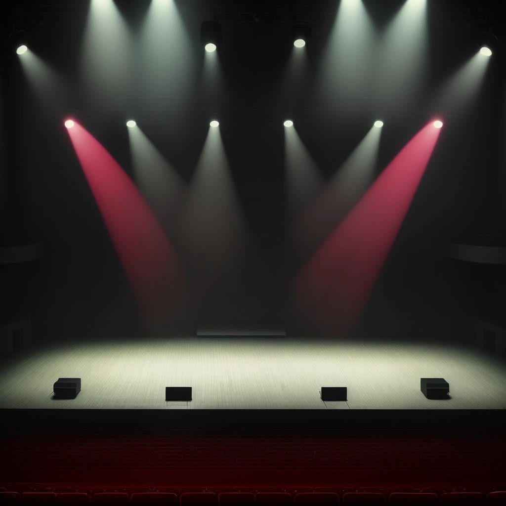 Empty concert hall representing missed opportunities for junk music
