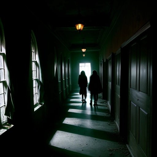 Ghost hunters exploring Spooksville