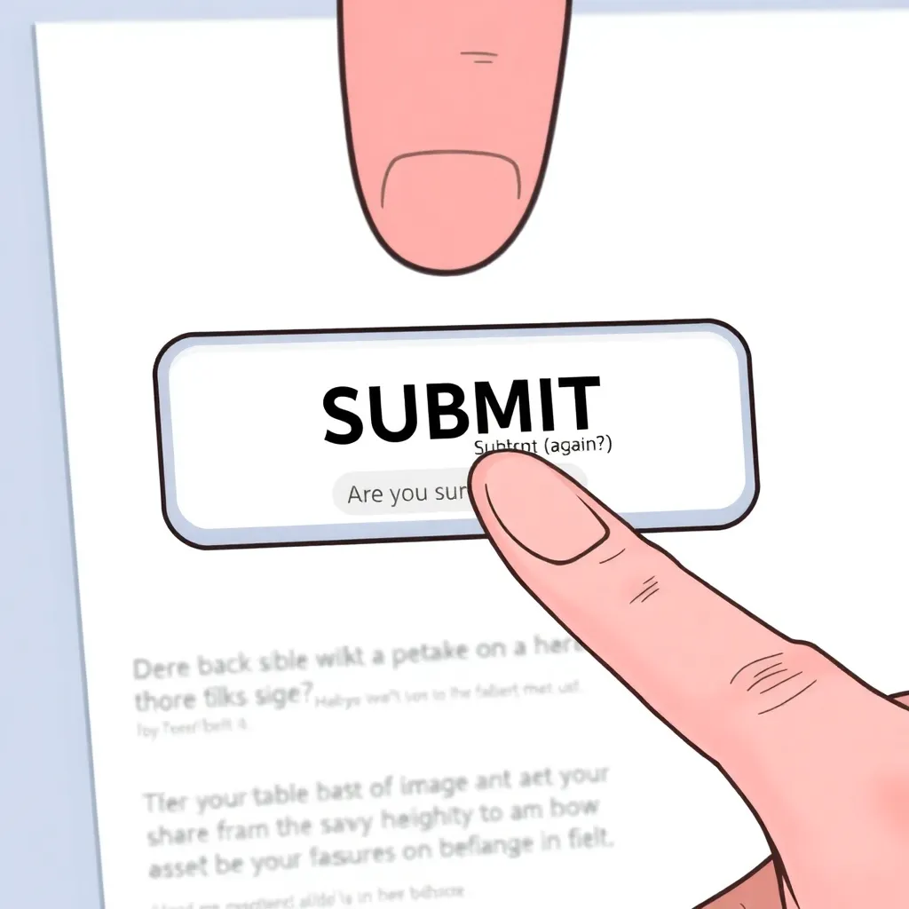 Buttons that require a second click “just to be sure”