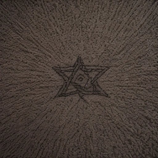 Hidden messages in carpet fibers