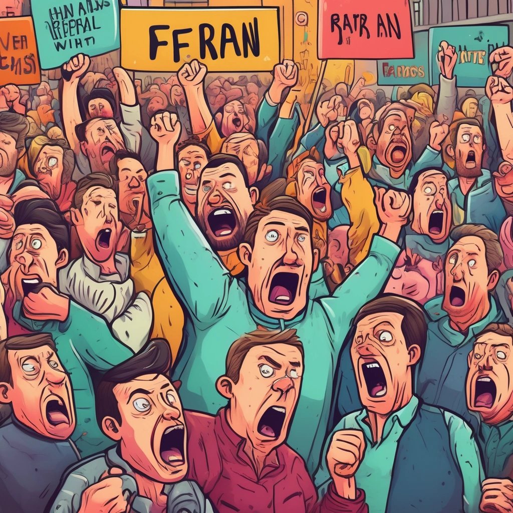 Protest against the farting ban
