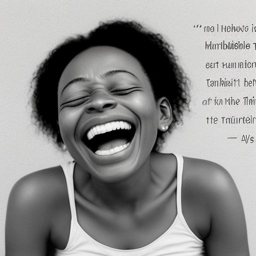Translator laughing at a funny translation