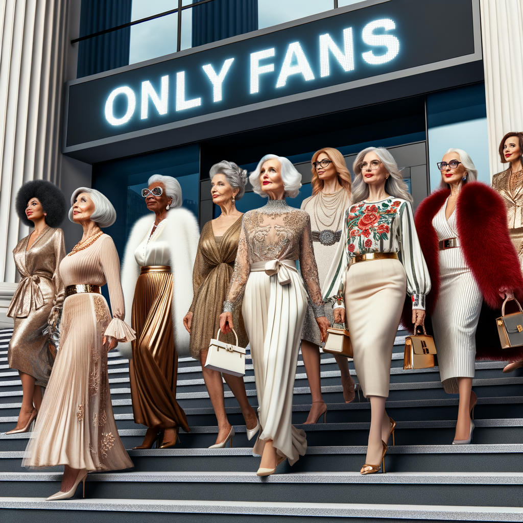 The senior ladies of OnlyFans laughing their way to the bank.