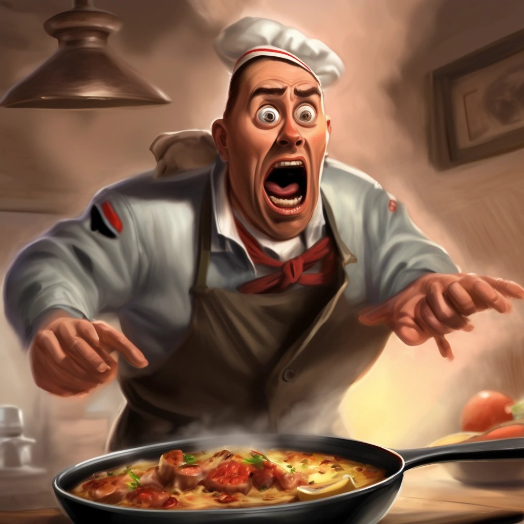 Private Igor's shocked reaction