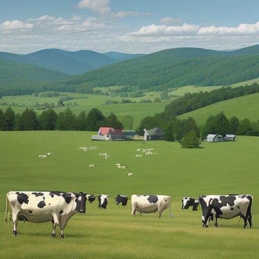 Scenic view of Vermont's green hills