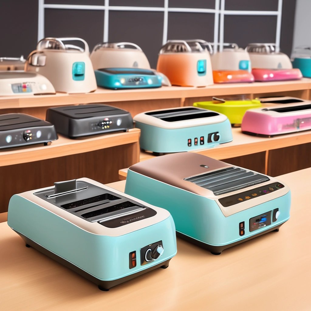 Toaster types on display