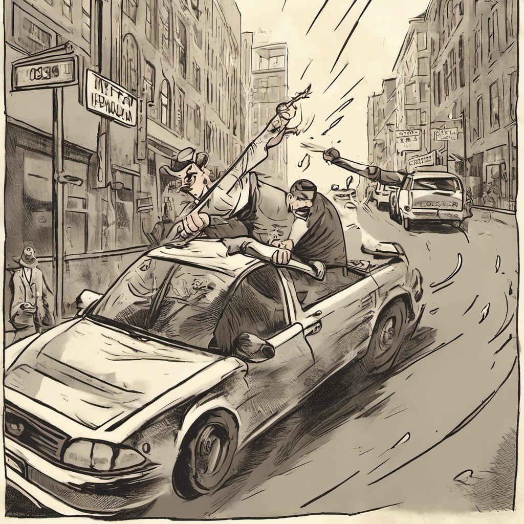 Aggressive Boston driver
