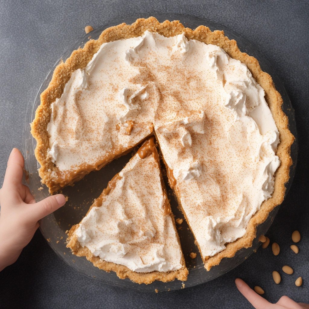 Enjoying peanut butter pie
